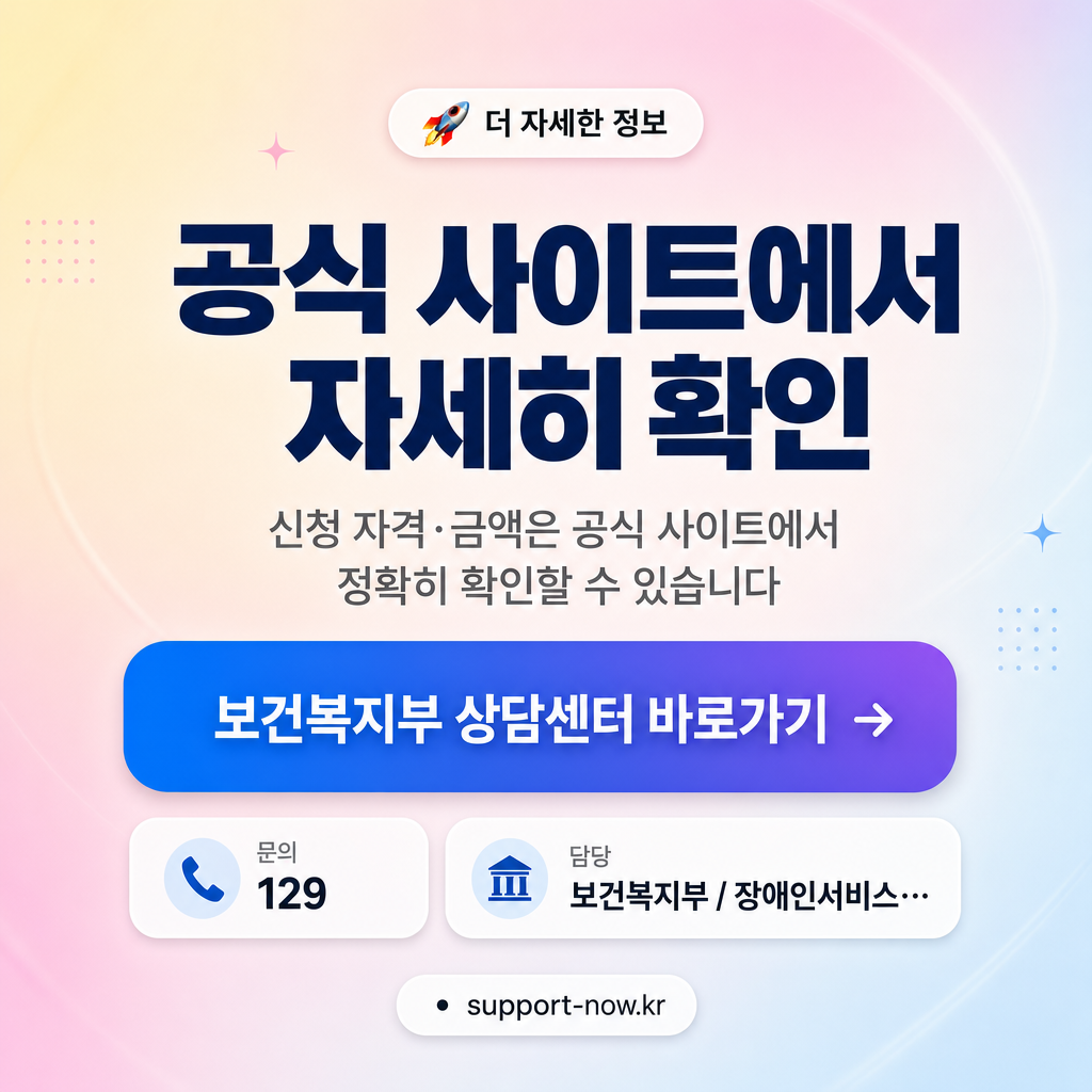 2026 발달장애인 가족휴식지원사업 신청 방법 총정리 공식 사이트 안내 카드뉴스
