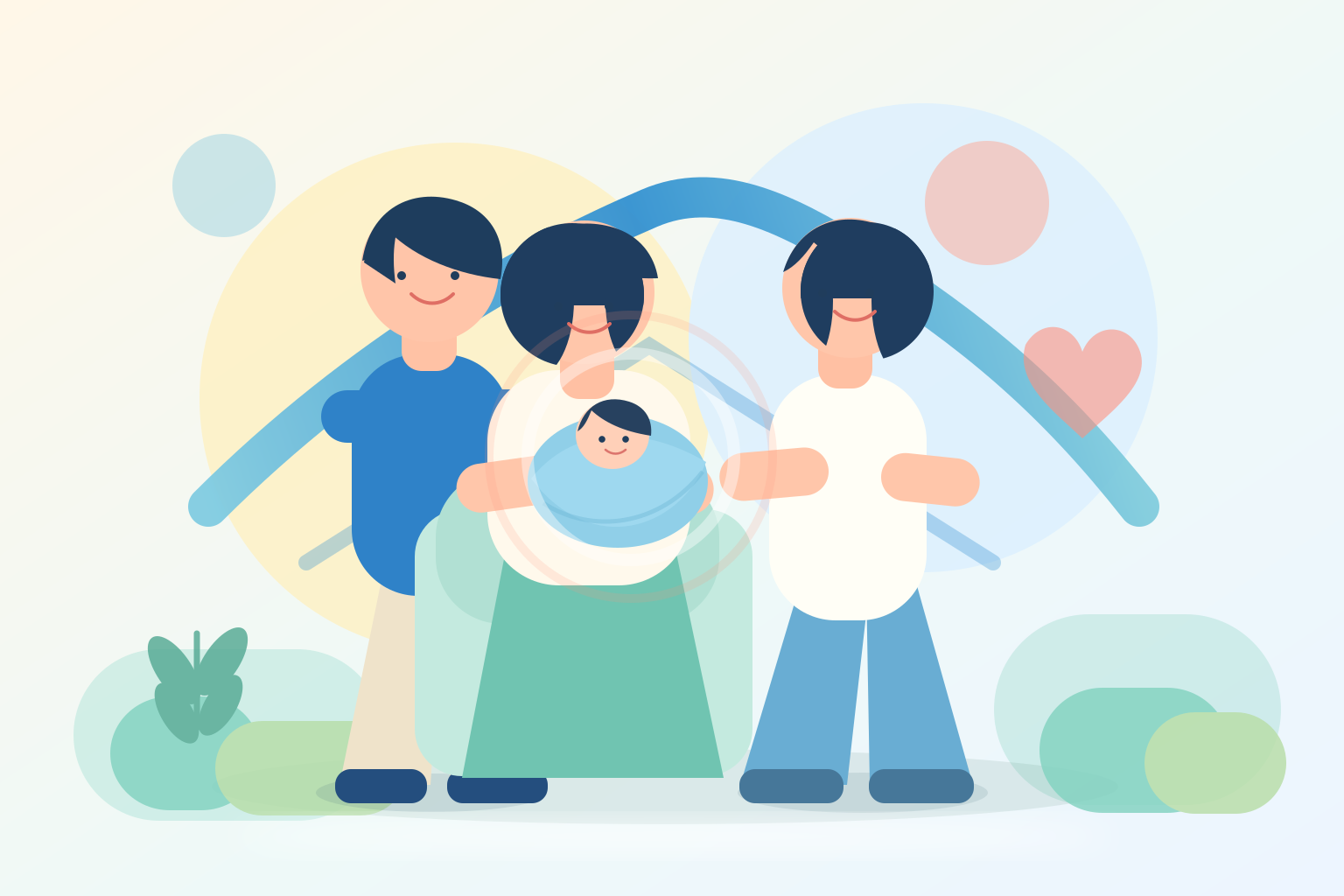 2026 산모신생아건강관리 본인부담금 지원 — 김해시 출산가정 신청 안내 관련 일러스트 (hero)