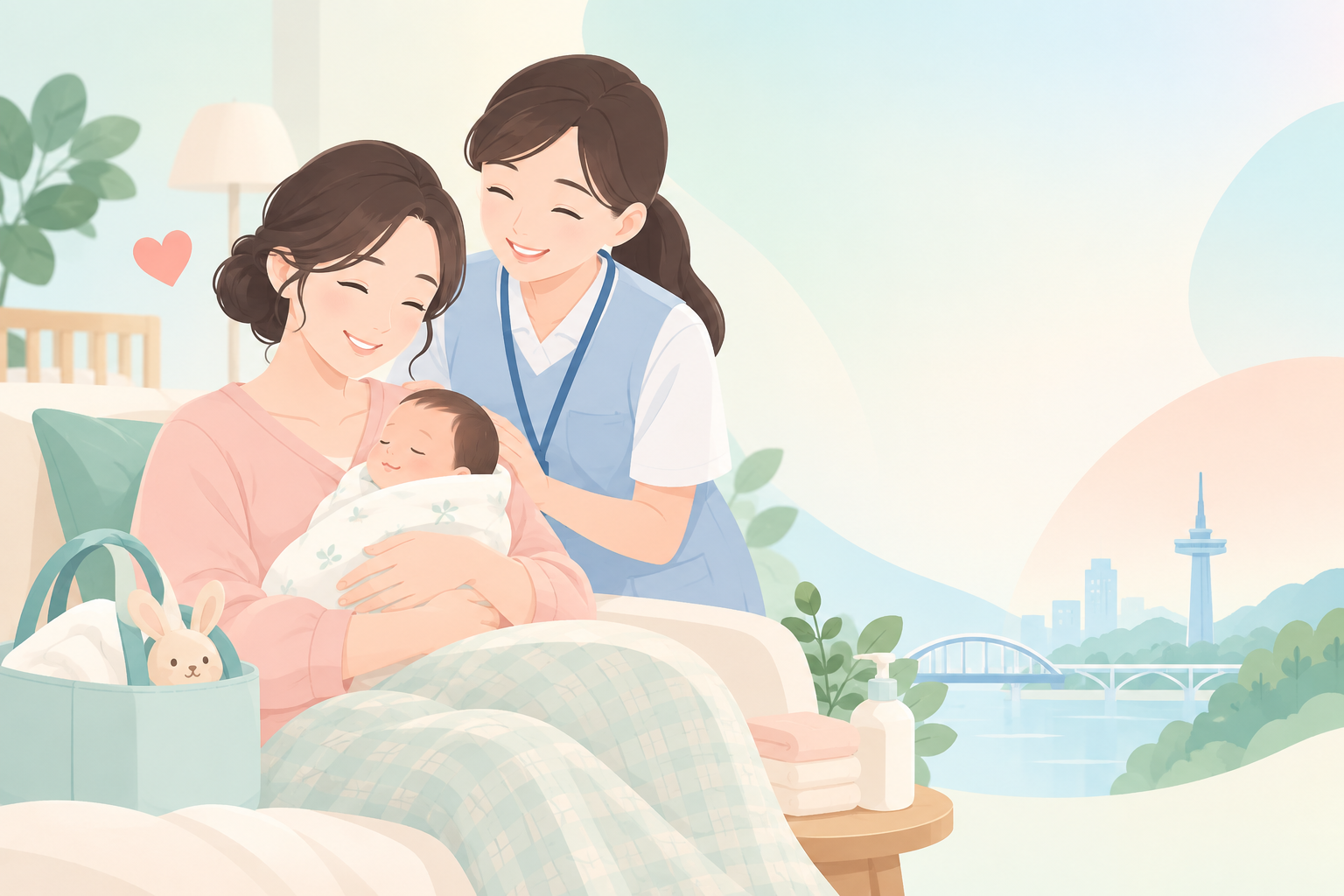 2026 대전 산모신생아 건강관리지원 신청 방법 총정리 관련 일러스트 (hero)