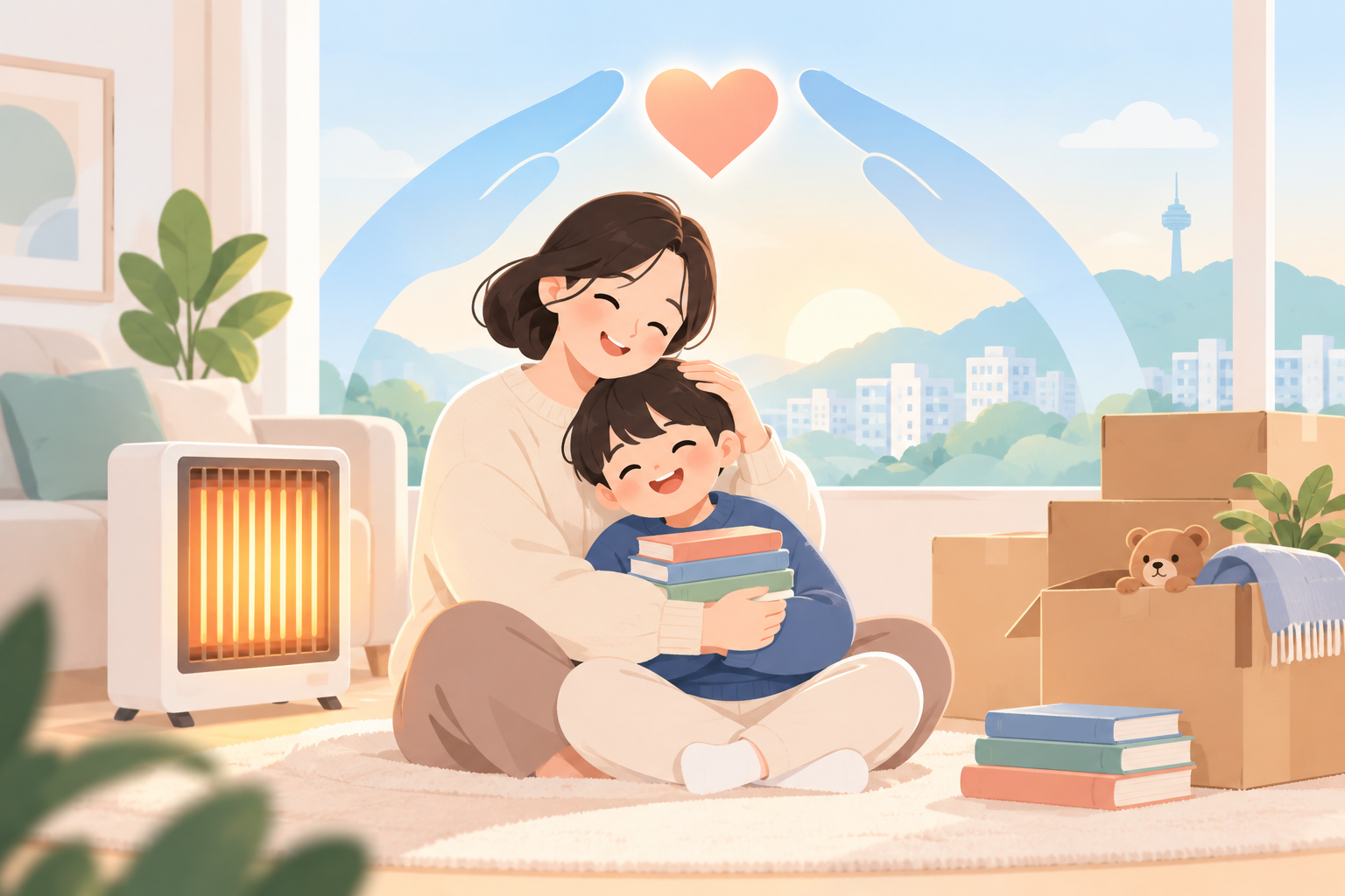 2026 과천시 기초생활수급자 월동난방비·교재비·이사비 지원 총정리 관련 일러스트 (hero)