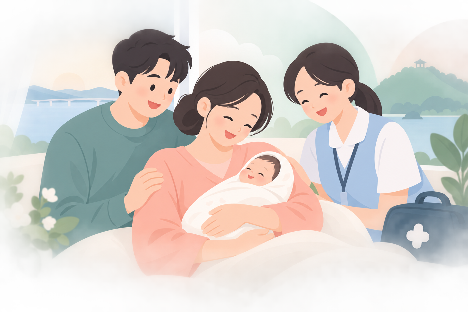 2026 산모신생아 건강관리지원사업 신청 방법 총정리 (강화군) 관련 일러스트 (hero)