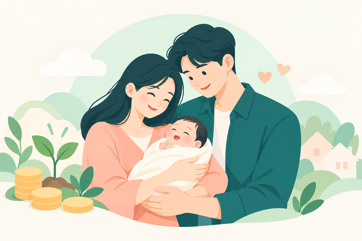 2026 전라남도 출생기본소득 지원 총정리 — 18년 월 지급·신청 방법 관련 일러스트 (hero)